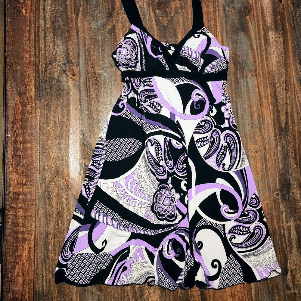 Speechless Paisley Print Midi Dress